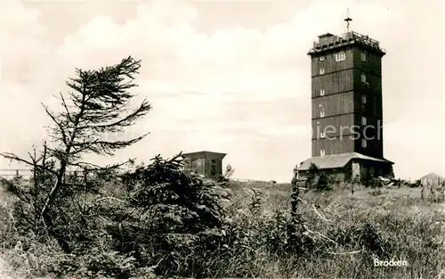 AK / Ansichtskarte Brocken Harz Aussichtsturm