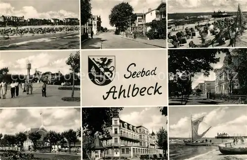 AK / Ansichtskarte Ahlbeck Ostseebad Hafen Promenade Kat. Heringsdorf Insel Usedom