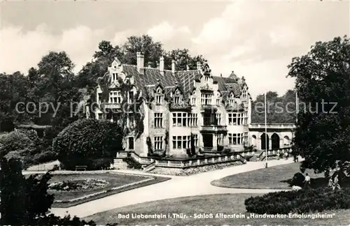 AK / Ansichtskarte Liebenstein Bad Schloss Altenstein Handwerker Erholungsheim Kat. Bad Liebenstein