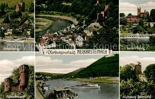 AK / Ansichtskarte Neckarsteinach Mittelburg Rabenschloss Schwalbennest Kat. Neckarsteinach