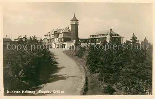 AK / Ansichtskarte Klinovec Berghotel Aussichtsturm Kat. Keilberg