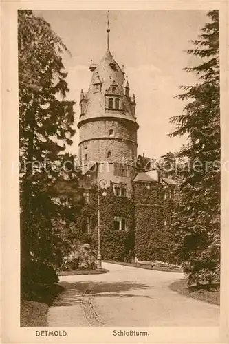 AK / Ansichtskarte Detmold Schlossturm Kat. Detmold