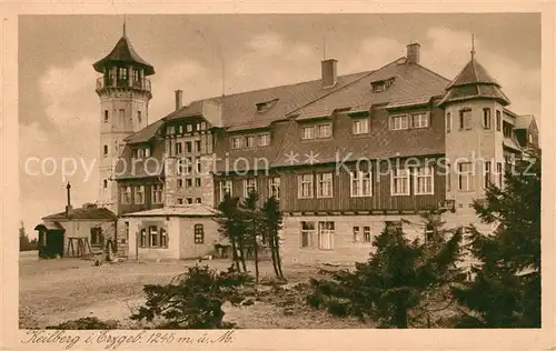 AK / Ansichtskarte Keilberg Tschechien Berghotel Aussichtsturm Erzgebirge Kat. Klinovec