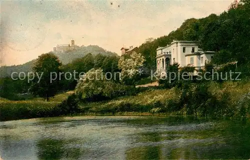 AK / Ansichtskarte Eisenach Thueringen Reuter Villa mit Blick zur Wartburg Kat. Eisenach