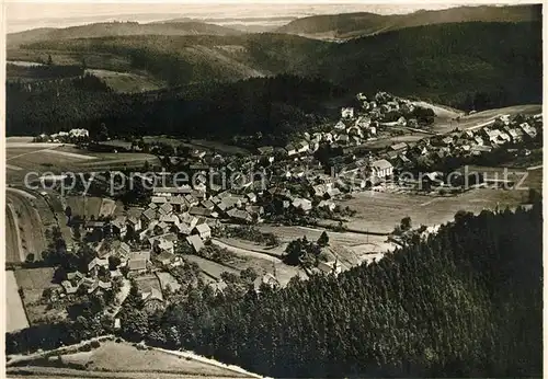 AK / Ansichtskarte Finsterbergen Hoehenluftkurort Fliegeraufnahme Kat. Finsterbergen Thueringer Wald