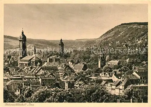 AK / Ansichtskarte Jena Thueringen Stadtpanorama Blick nach dem Muehltal