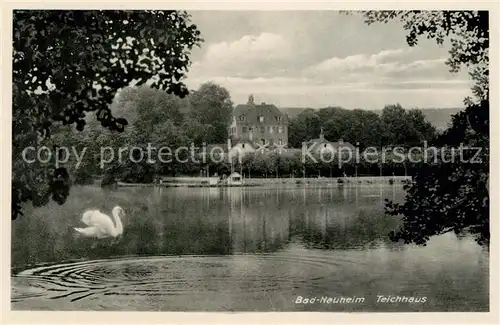 AK / Ansichtskarte Bad Nauheim Teichhaus Schwan Kat. Bad Nauheim