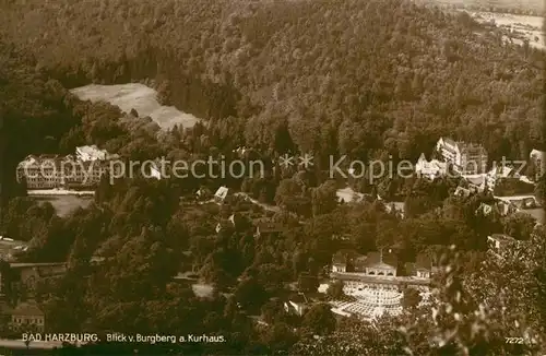 AK / Ansichtskarte Bad Harzburg Blick vom Burgberg am Kurhaus Kat. Bad Harzburg