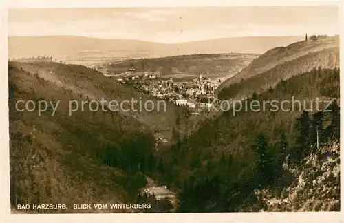 AK / Ansichtskarte Bad Harzburg Blick vom Winterberg Kat. Bad Harzburg