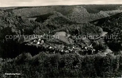 AK / Ansichtskarte Treseburg Harz Fliegeraufnahme Kat. Treseburg