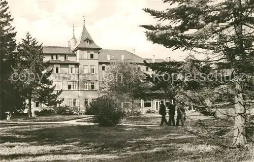 AK / Ansichtskarte Oberhof Thueringen FDGB Erholungsheim Glueckauf Kat. Oberhof Thueringen