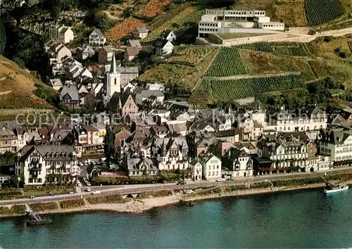 AK / Ansichtskarte Assmannshausen Rhein Fliegeraufnahme  Kat. Ruedesheim am Rhein