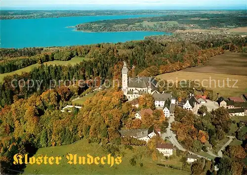 AK / Ansichtskarte Andechs Fliegeraufnahme Kloster Kat. Andechs