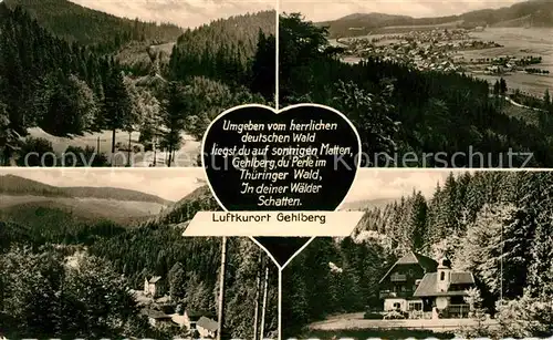 AK / Ansichtskarte Gehlberg Teilansichten Panorama Kat. Gehlberg