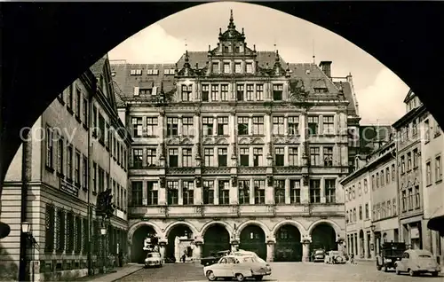 AK / Ansichtskarte Goerlitz Sachsen Untermarkt und Rathaus Kat. Goerlitz