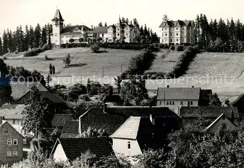 AK / Ansichtskarte Finsterbergen Teilansicht Kat. Finsterbergen Thueringer Wald