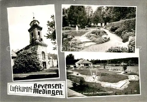 AK / Ansichtskarte Medingen Bad Bevensen Kloster Kurpark Minigolf Rosencafe Schwimmbad Kat. Bad Bevensen