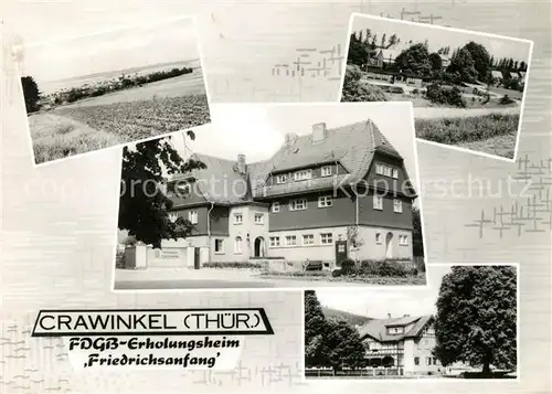 AK / Ansichtskarte Crawinkel FDGB Erholungsheim Friedrichsanfang Kat. Crawinkel
