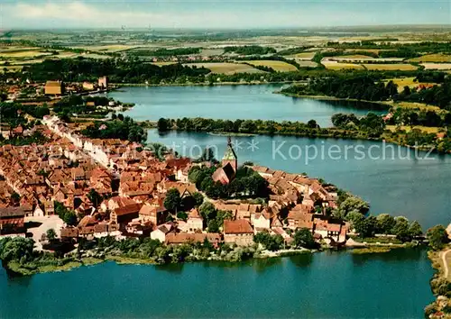 AK / Ansichtskarte Moelln Lauenburg Fliegeraufnahme Kat. Moelln