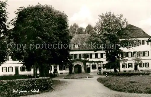 AK / Ansichtskarte Boedigheim Schloss Kat. Buchen (Odenwald)