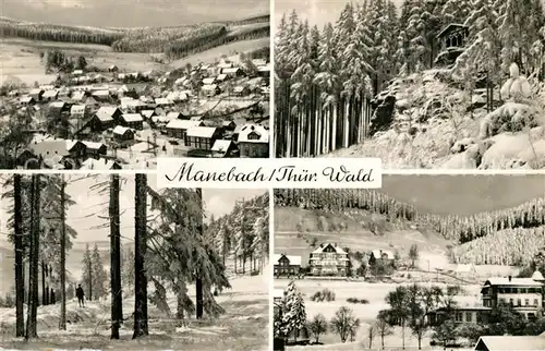 AK / Ansichtskarte Manebach Winterlandschaften Kat. Ilmenau