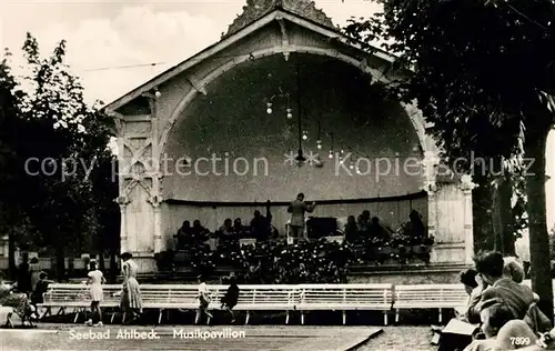 AK / Ansichtskarte Ahlbeck Ostseebad Musikpavillon Kat. Heringsdorf Insel Usedom