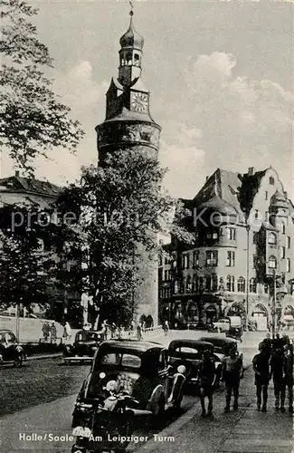 AK / Ansichtskarte Halle Saale Leipziger Turm Kat. Halle