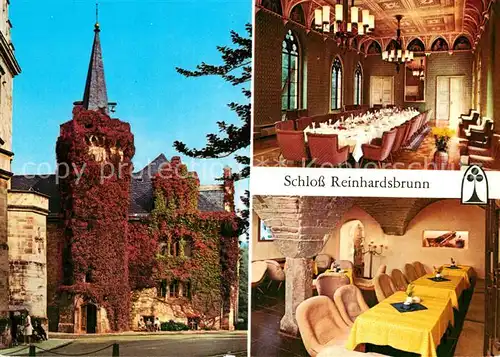 AK / Ansichtskarte Reinhardsbrunn Schloss Reinhardsbrunn Ahnensaal Schlosskellerbar  Kat. Friedrichroda