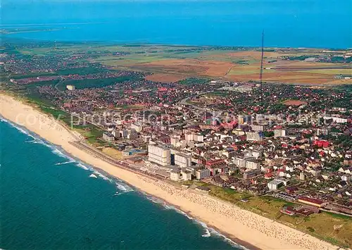 AK / Ansichtskarte Westerland Sylt Fliegeraufnahme Kat. Westerland