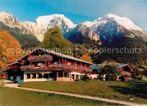 AK / Ansichtskarte Schoenau Berchtesgaden Kohlhiasl Hoeh Gasthaus Kat. Berchtesgaden