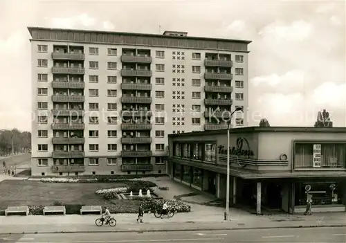 AK / Ansichtskarte Halle Saale Paul Suhr Strasse mit Hochhaus Kat. Halle