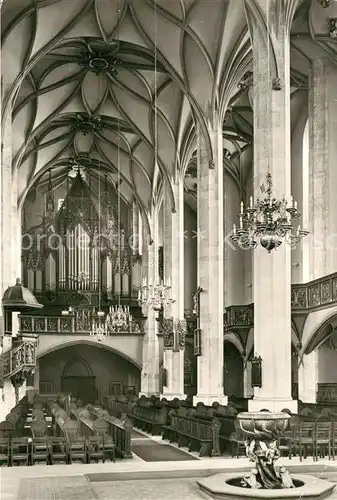 AK / Ansichtskarte Annaberg Buchholz Erzgebirge Stadt Kirche St Annen Orgel Kat. Annaberg