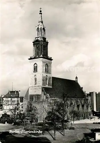 AK / Ansichtskarte Berlin Marienkirche Kat. Berlin