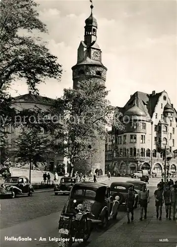 AK / Ansichtskarte Halle Saale Am Leipziger Turm Kat. Halle