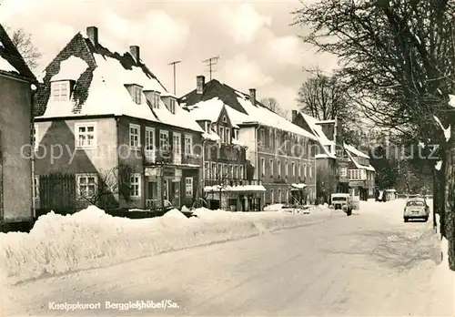 AK / Ansichtskarte Berggiesshuebel Strassenpartie Kat. Bad Gottleuba Berggiesshuebel