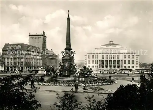 AK / Ansichtskarte Leipzig Karl Marx Platz mit Opernhaus Kat. Leipzig