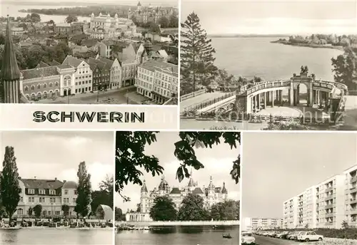 AK / Ansichtskarte Schwerin Mecklenburg Dom Schweriner See Grosser Dreesch Schlossblick Zippendorf Strand Hotel Kat. Schwerin