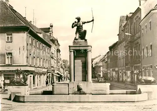 AK / Ansichtskarte Grossenhain Sachsen Dianabrunnen Karl Marx Platz Kat. Grossenhain