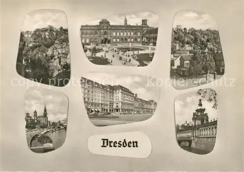 AK / Ansichtskarte Dresden Teilansichten Kat. Dresden Elbe