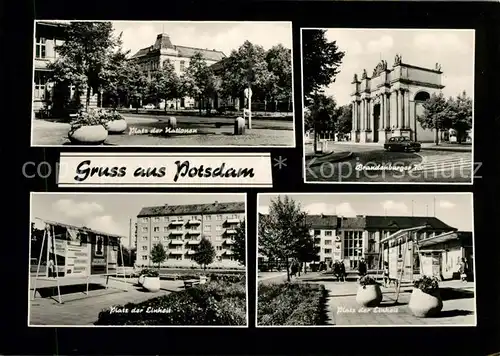AK / Ansichtskarte Potsdam Platz der Nationen Brandenburger Tor Platz der Einheit Kat. Potsdam