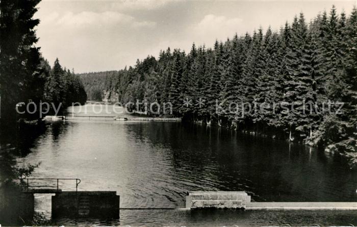 AK / Ansichtskarte Tambach Dietharz Teilansicht Talsperre Ferienlager