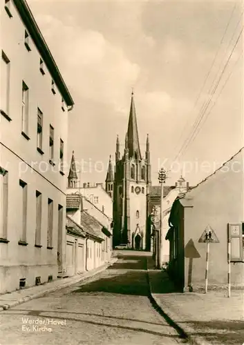 AK / Ansichtskarte Werder Havel Evangelische Kirche Kat. Werder