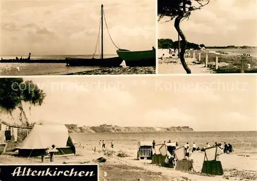 AK / Ansichtskarte Altenkirchen Ruegen Hafen Strand Camping Kat. Altenkirchen Ruegen