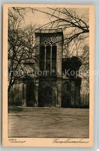 AK / Ansichtskarte Weimar Thueringen Tempelherrenhaus Kat. Weimar