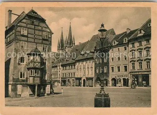 AK / Ansichtskarte Eger Tschechien Marktplatz Kirchtuerme Serie Verlorene Heimat