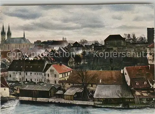 AK / Ansichtskarte Eger Tschechien Blick auf die Altstadt Kunstblattkalender "Ostmark und Sudetenland"