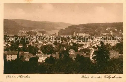 AK / Ansichtskarte Hann. Muenden Panorama Blick von der Tillyschanze Kat. Hann. Muenden