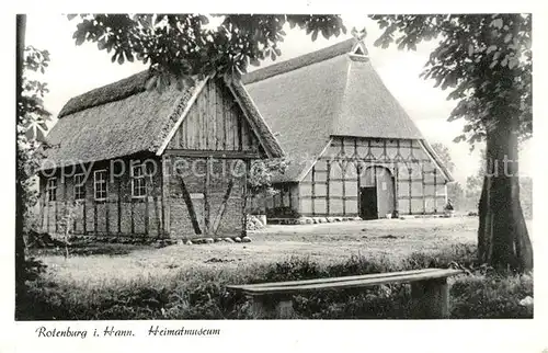 AK / Ansichtskarte Rotenburg Wuemme Heimatmuseum Kat. Rotenburg (Wuemme)