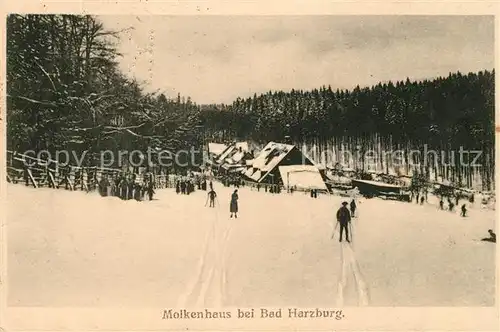 AK / Ansichtskarte Bad Harzburg Molkenhaus im Winter Langlauf Kat. Bad Harzburg