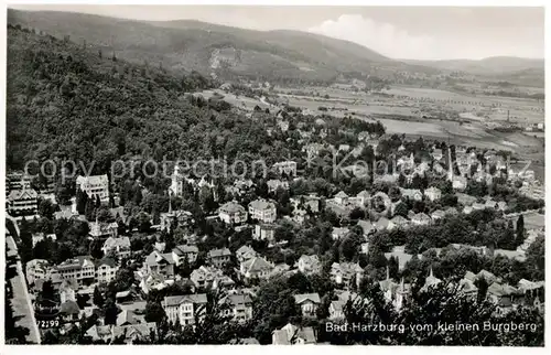 AK / Ansichtskarte Bad Harzburg Blick vom kleinen Burgberg Kat. Bad Harzburg